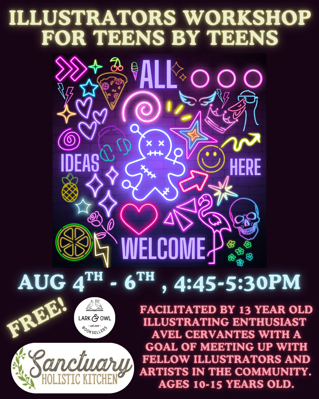 Illustrators Workshop for Teens by Teens