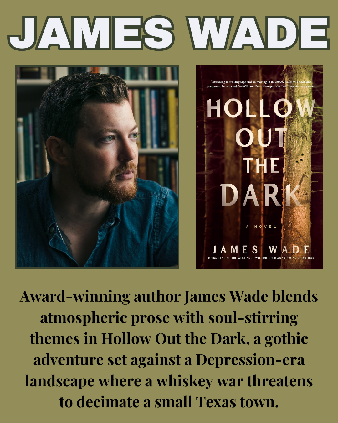 Texas Author Panel - Rex Ogle, James Wade, & Bret Anthony Johnston