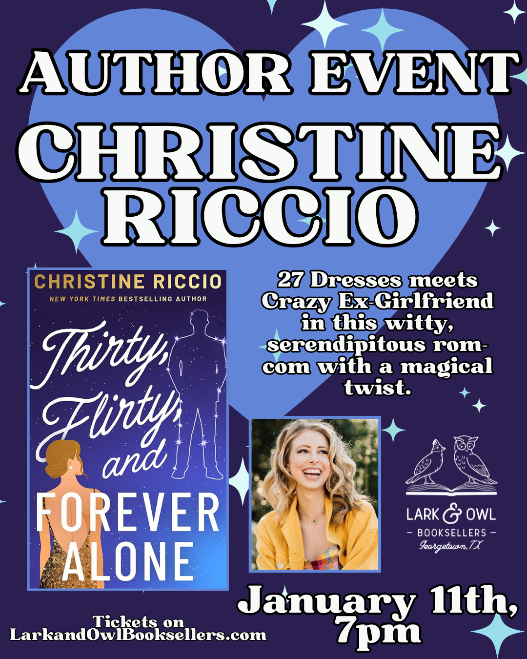 Christine Riccio Author Event - THIRTY, FLIRTY, AND FOREVER ALONE