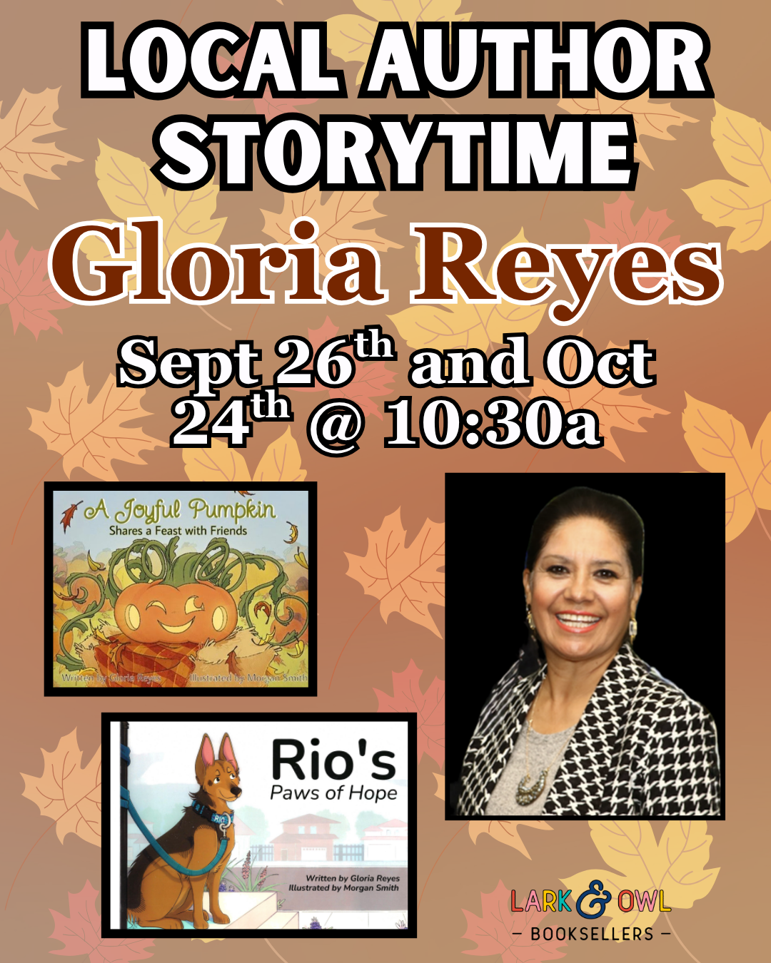 Author Story Time: Gloria Reyes