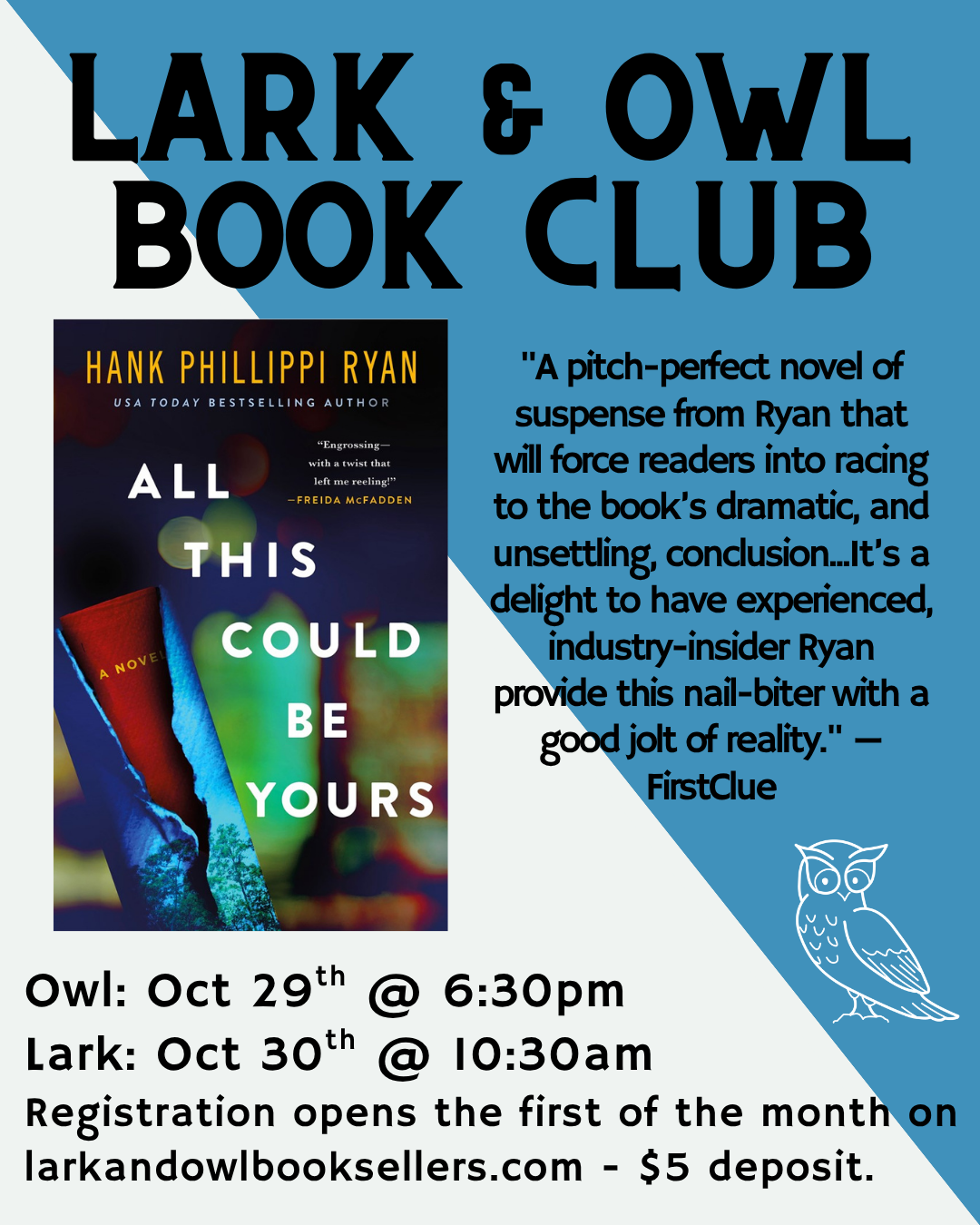 October 2025 Book Clubs!