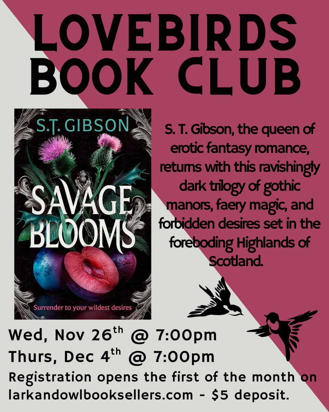 November 2025 Book Clubs!