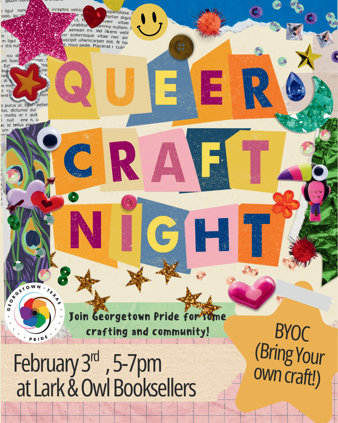 Queer Craft Night (Feb. 3rd)