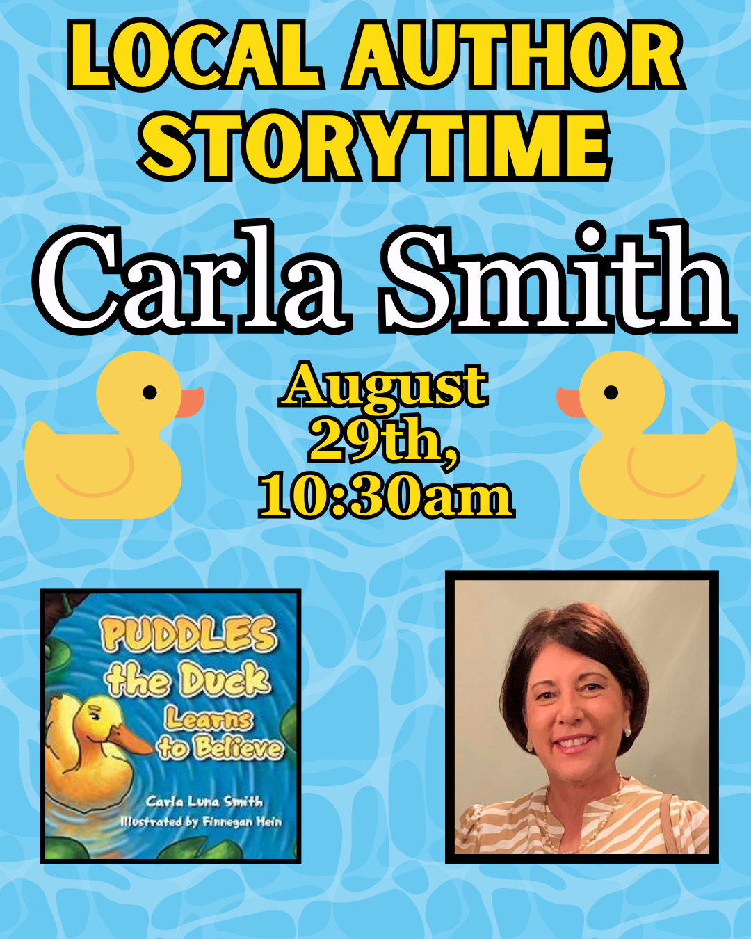 Author Story Time: Carla Smith