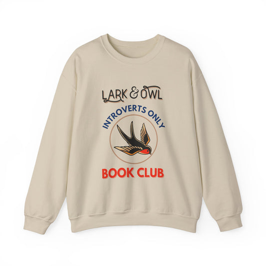 Introverts Only Book Club Crewneck Sweatshirt
