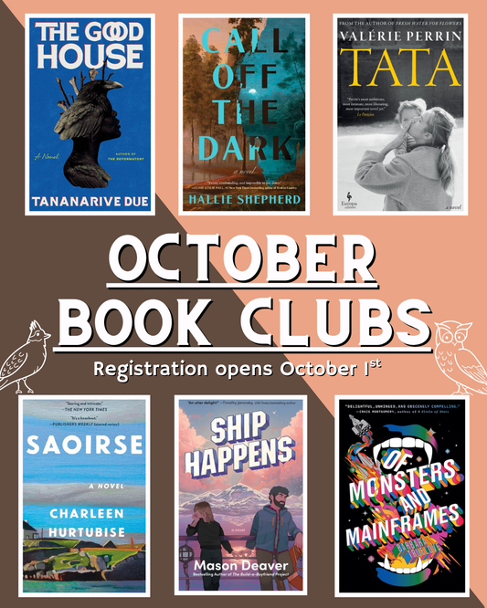 October 2026 Book Clubs!