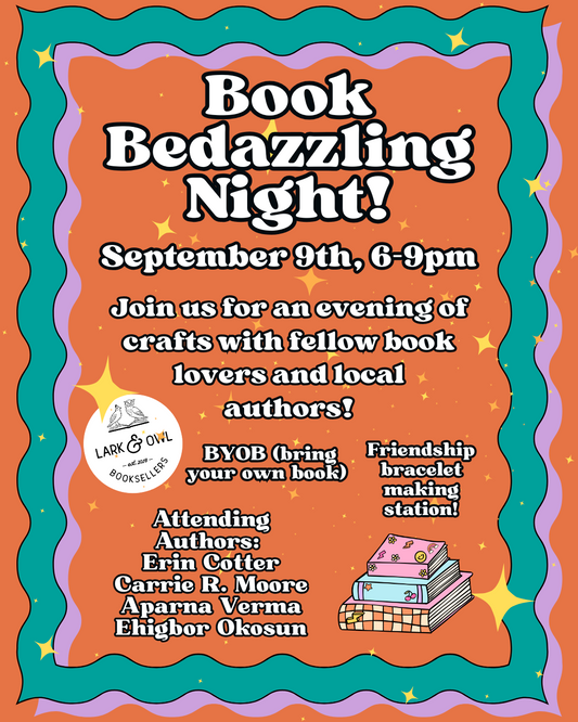Book Bedazzling Craft Night