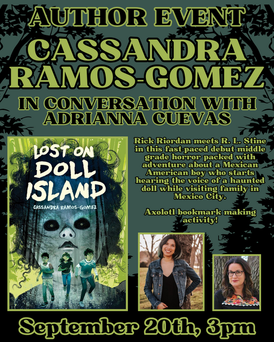 Cassandra Ramos-Gomez Author Event - LOST ON DOLL ISLAND