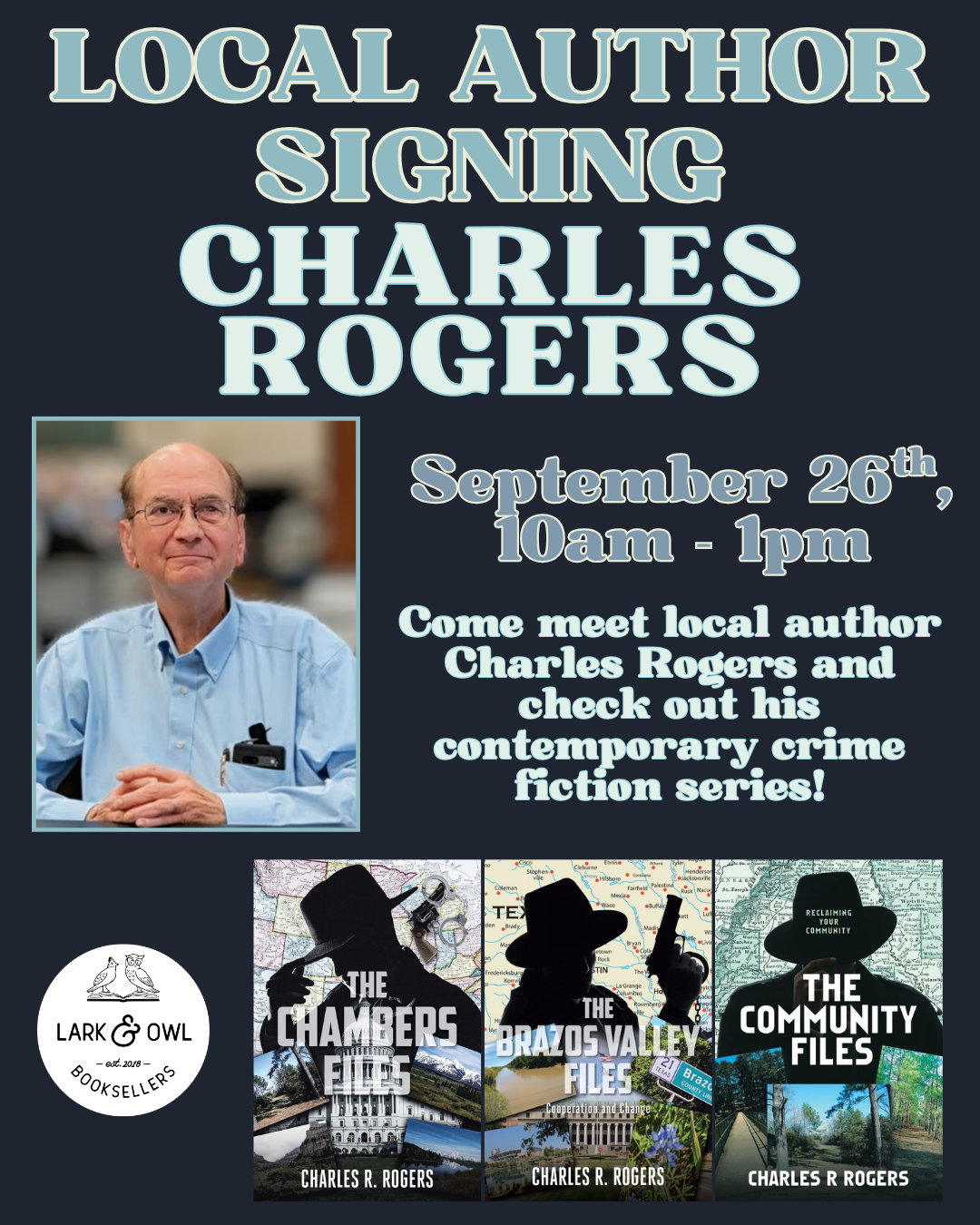 Local Author Signing - Charles Rogers