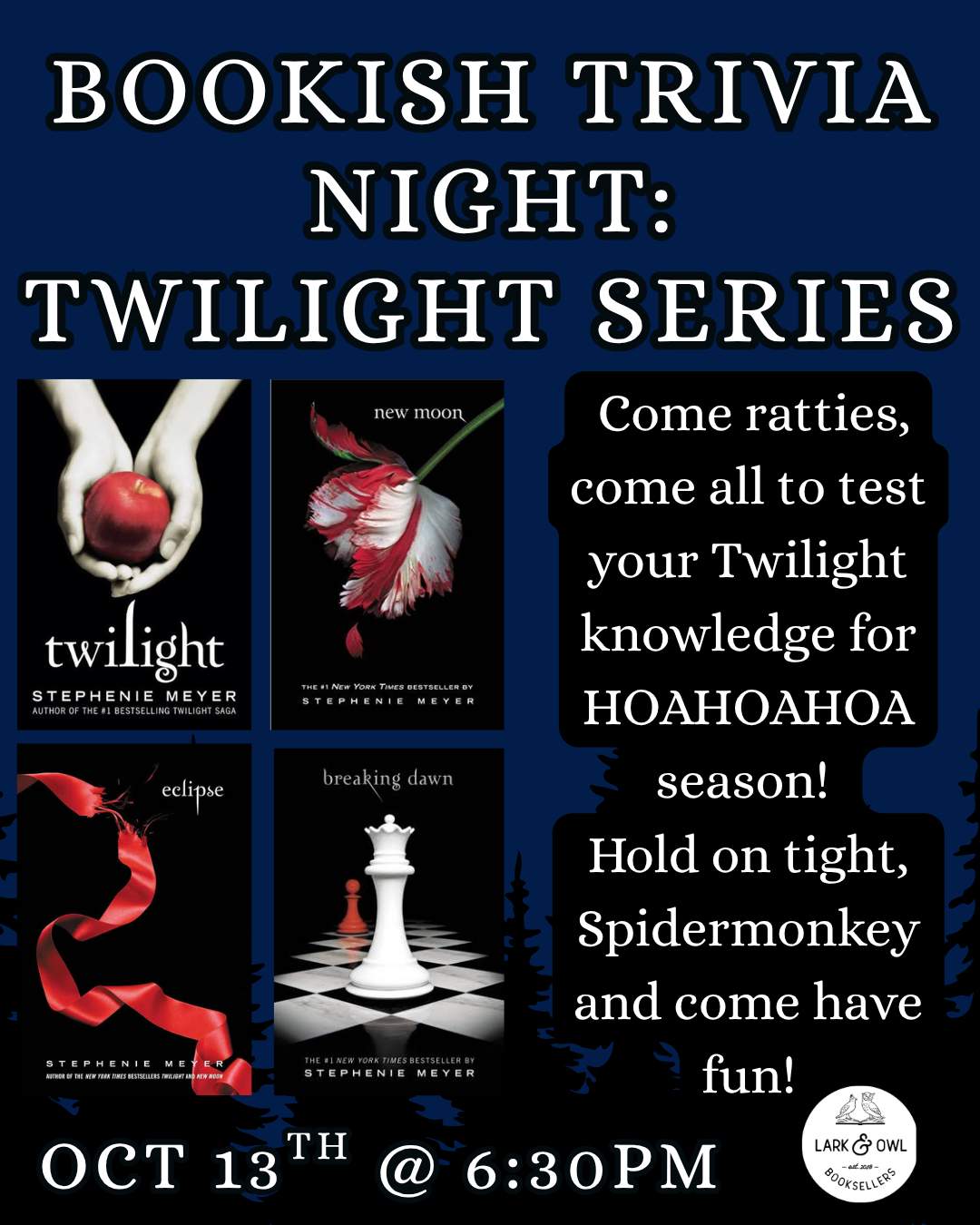 Bookish Trivia Night: Twilight Series