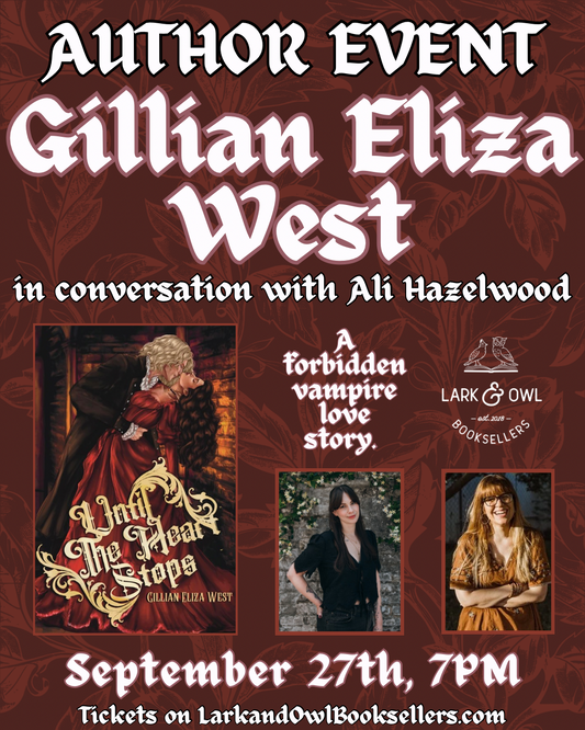 Gillian Eliza West Author Event - UNTIL THE HEART STOPS