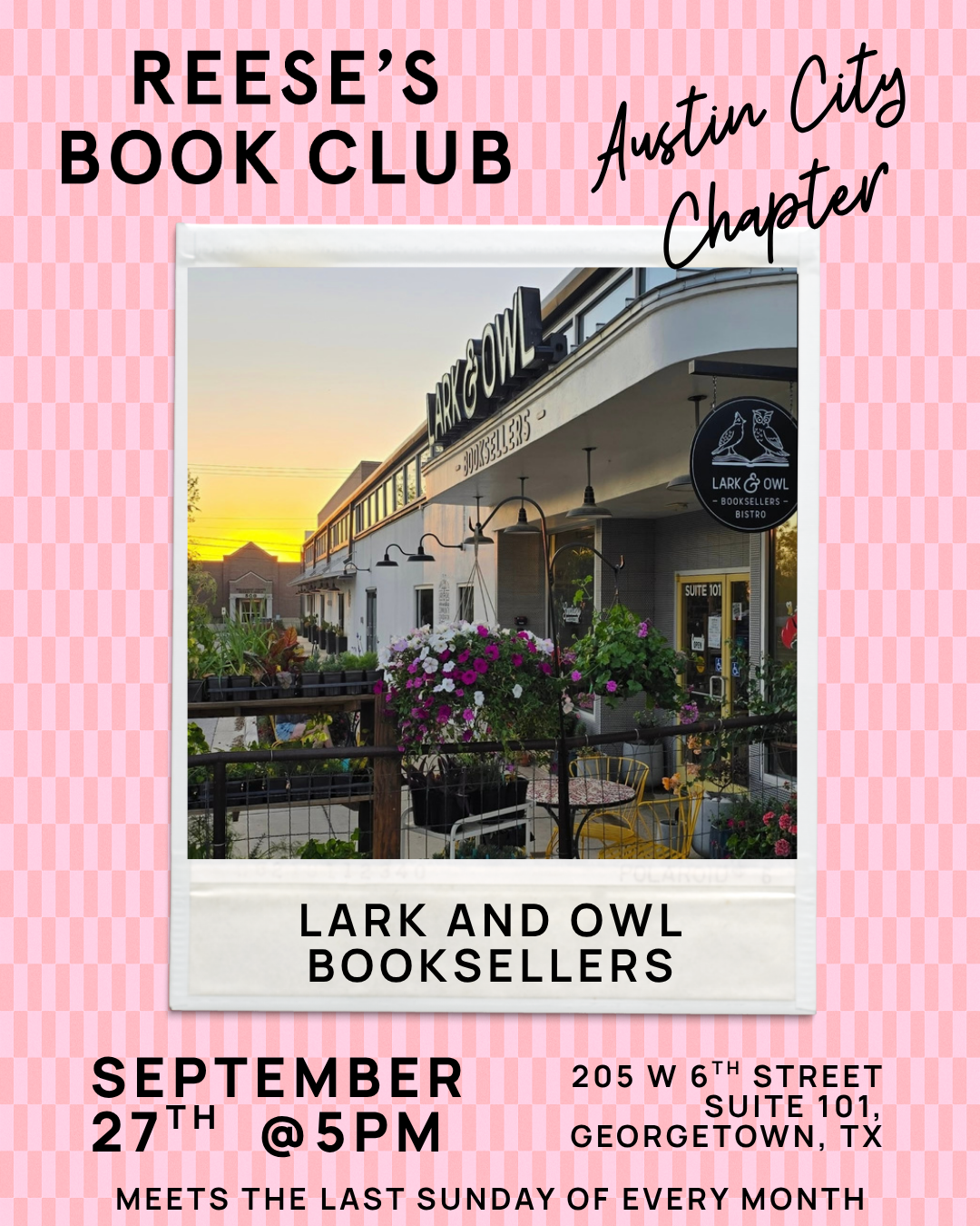 Reese's Book Club Reader Meet Up