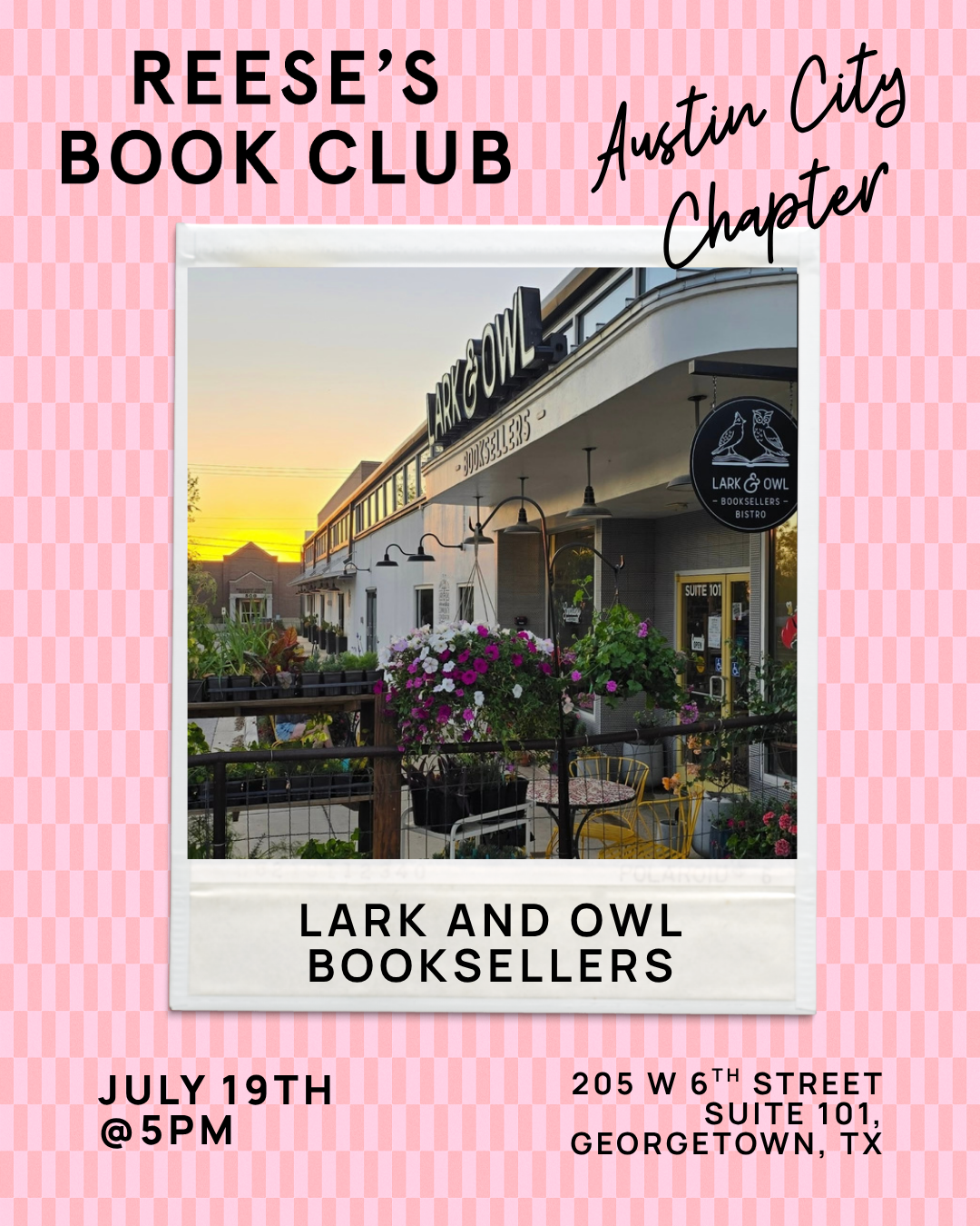 Reese's Book Club Reader Meet Up