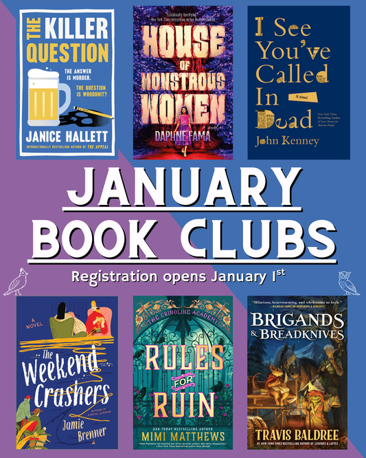 January 2026 Book Clubs!