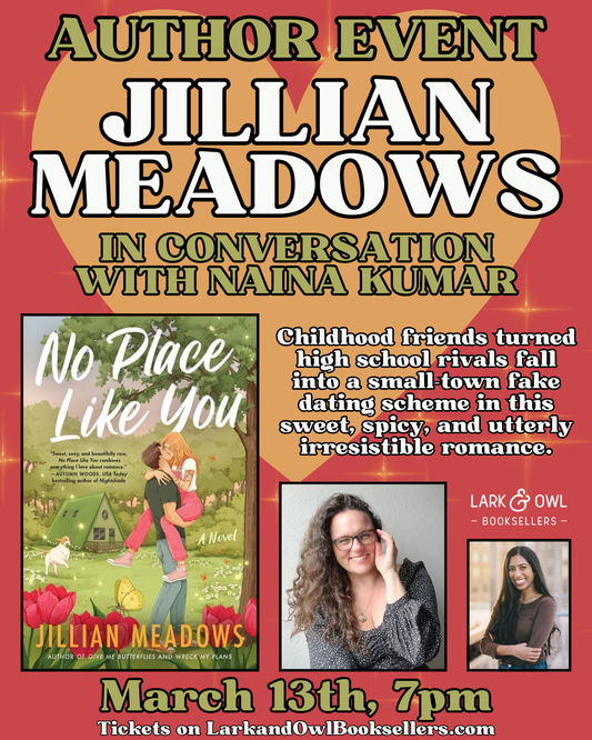 Jillian Meadows Author Event - NO PLACE LIKE YOU