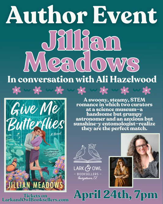 Jillian Meadows Author Event - GIVE ME BUTTERFLIES