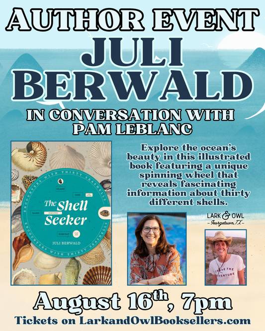Juli Berwald Author Event - THE SHELL SEEKER