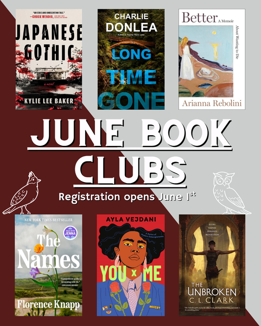 June 2026 Book Clubs!