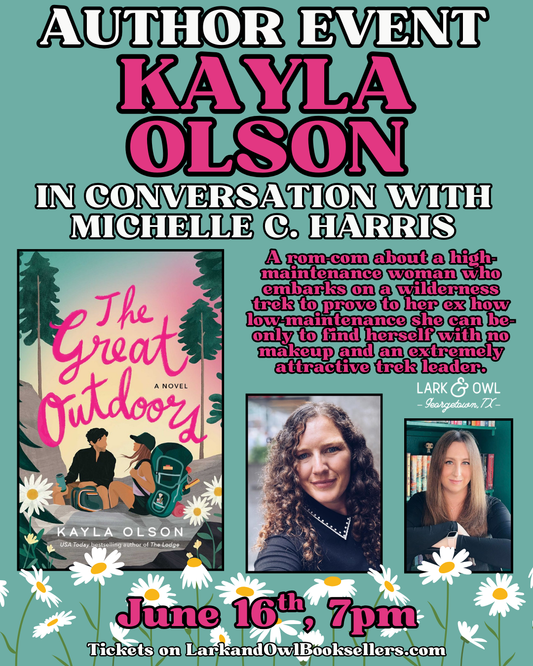 Kayla Olson Author Event - THE GREAT OUTDOORS