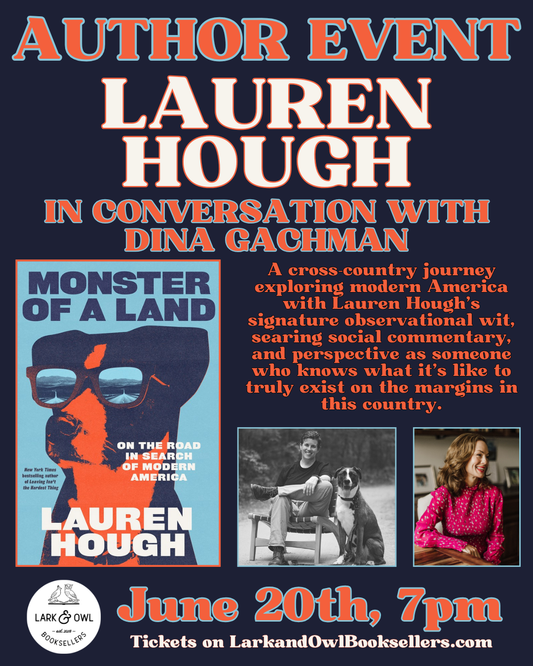 Lauren Hough Author Event - MONSTER OF A LAND