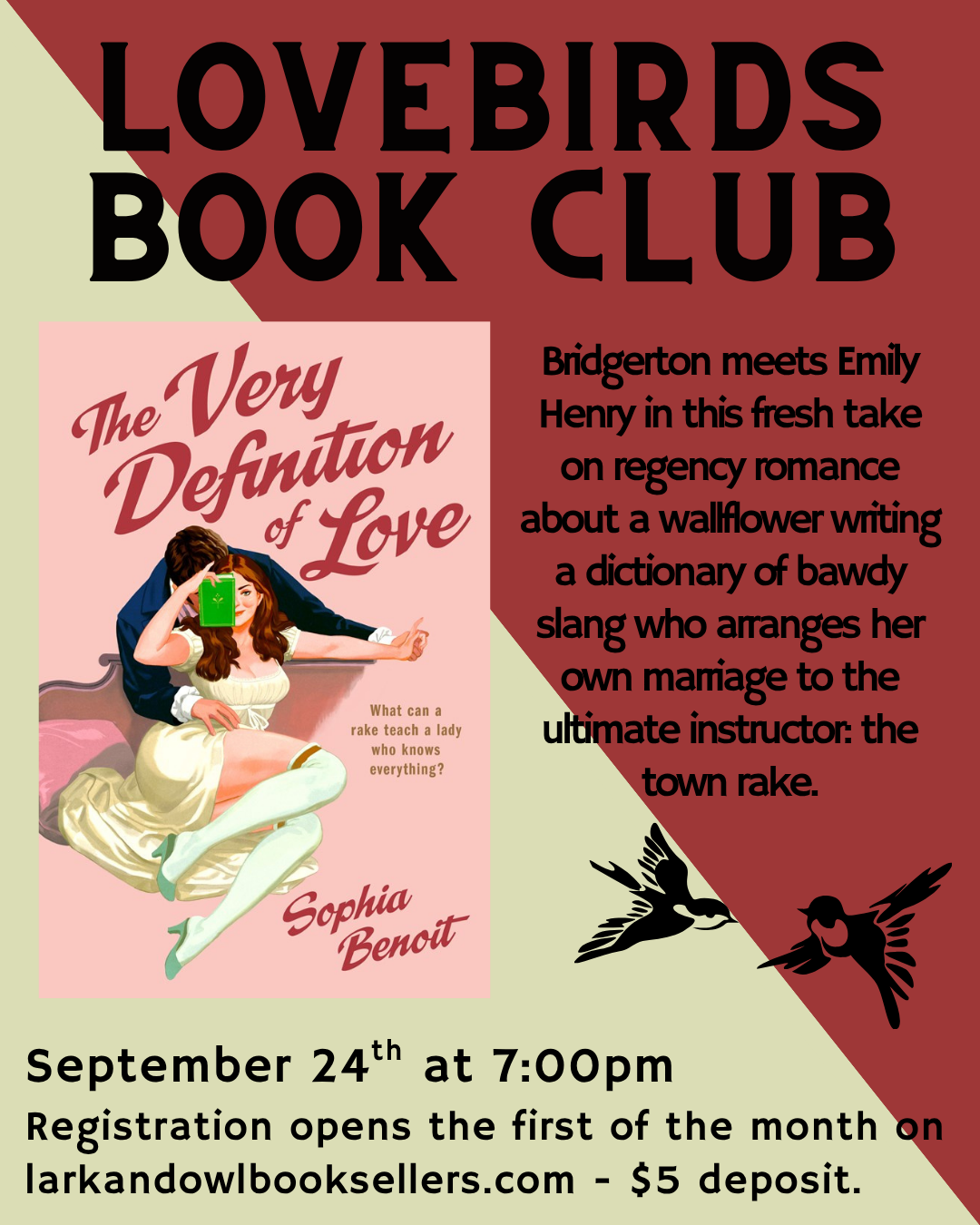 September 2026 Book Clubs!