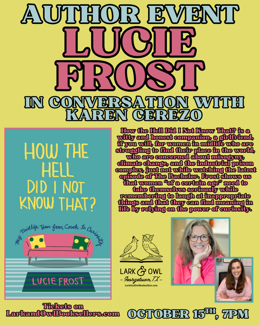 Lucie Frost Author Event - HOW THE HELL DID I NOT KNOW THAT?