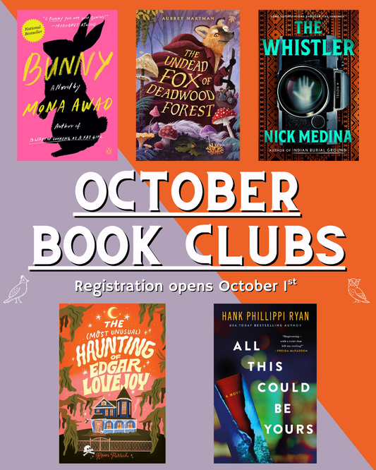 October 2025 Book Clubs!