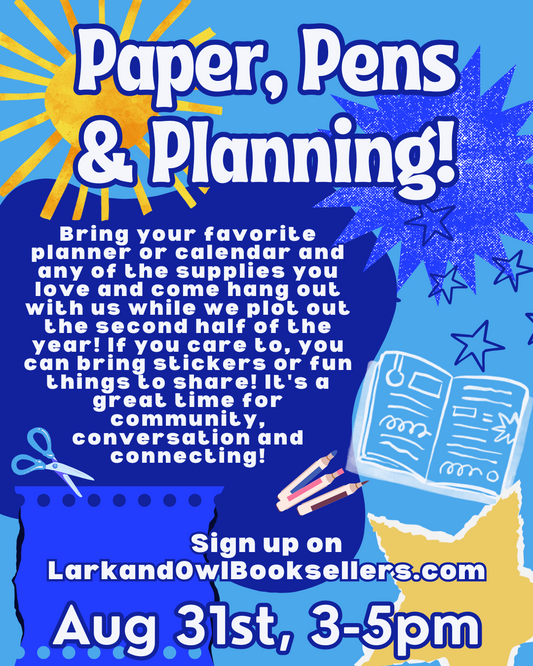 Paper, Pens, & Planning: A Crafting Party