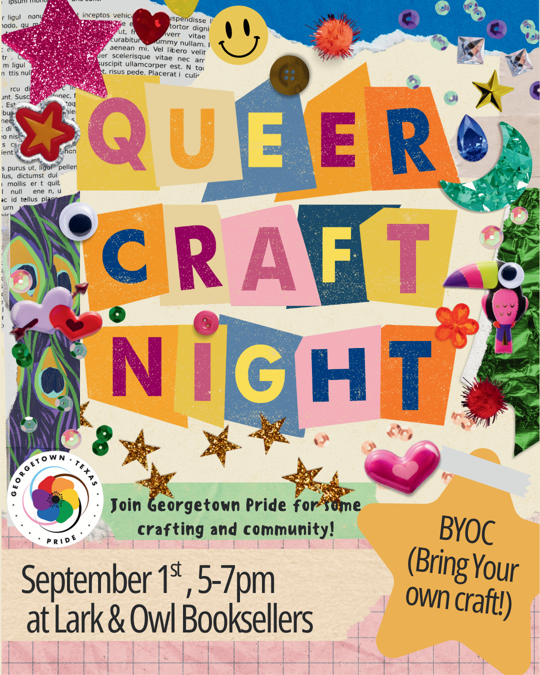Queer Craft Night (September 1st)