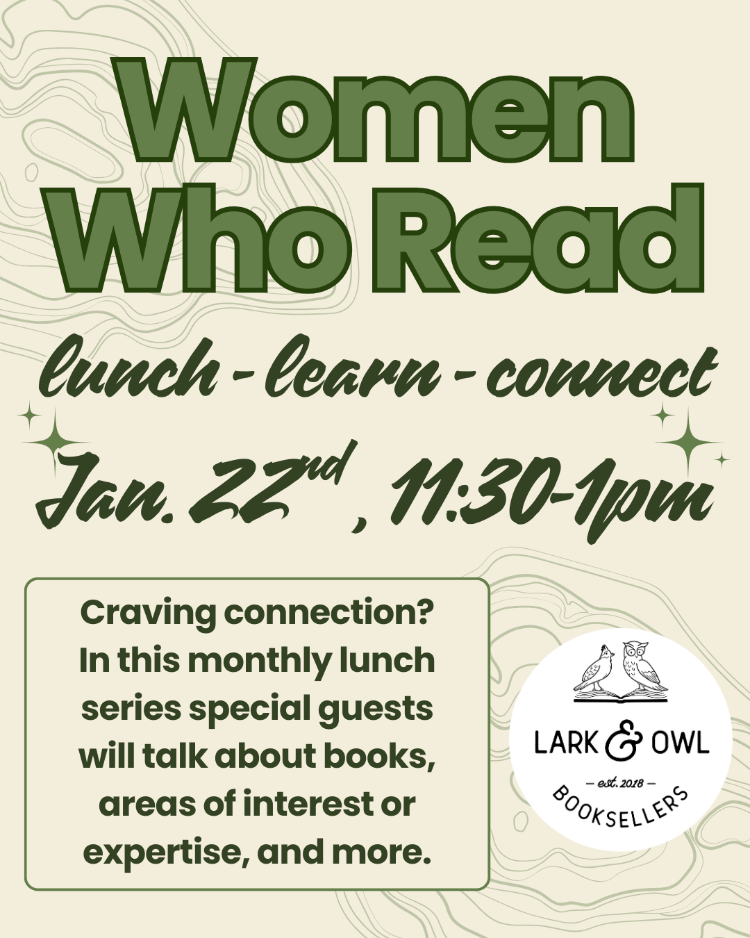 Women Who Read: Lunch - Learn - Connect