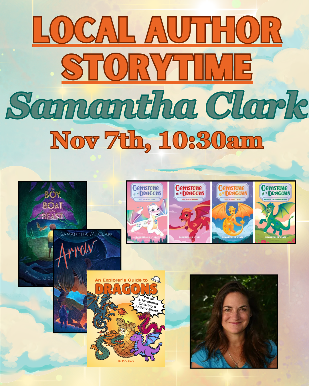 Author Story Time: Samantha Clark