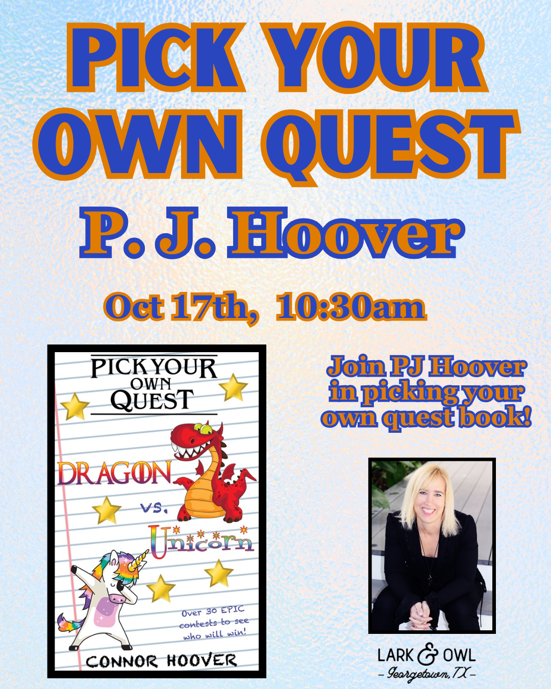 Author Story Time: PJ Hoover